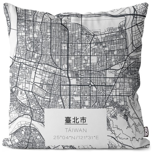 Void pillowcase map city - void,