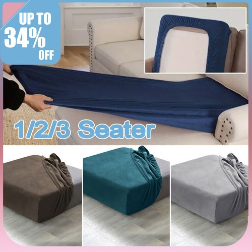 Velvet sofa seat cover - sofa,