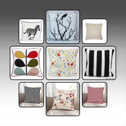 Printed cushion covers - printed,