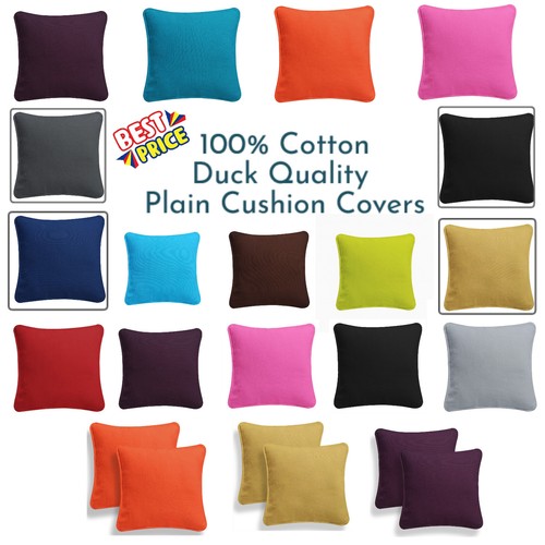 Plain dyed cushion covers - plain,